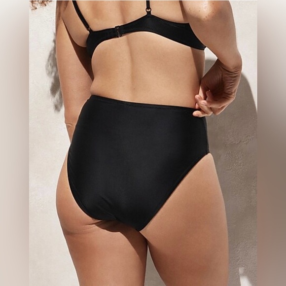 J Crew Womens High-Rise Full-Coverage Bikini Bottom Radiant Fuchsia Size 3XL NWT - Picture 4 of 7